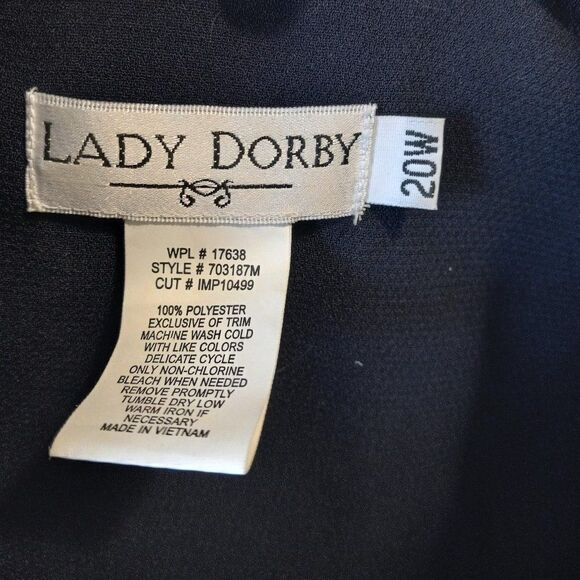 Ladt Dorby Maxi Dark Blue Button Down Dress - Picture 4 of 9